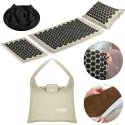 Acupressure massage mat with pillow Neo-sport, gray/black