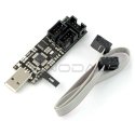 Oem AVR MKII v3 programmer, compatible with AVRISP-MKII ISP + IDC ribbon cable Oem AVR MKII v3 programmer, compatible with AVRISP-MKII ISP + IDC ribbon cable