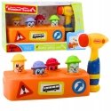 Lean Toys Интерактивная игрушка с молотком и мышами, 28x12x13 см Lean Toys Интерактивная игрушка с молотком и мышами, 28x12x13 см