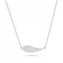 Brilio Silver Delicate silver pendant Angel wing NCL214W Brilio Silver Delicate silver pendant Angel wing NCL214W
