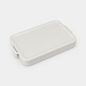 Brabantia Make & Take Lunch container 1.1 L Plastic Light grey 1 pc(s) Brabantia Make & Take Lunch container 1.1 L Plastic Light grey 1 pc(s)