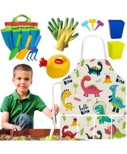 WOOPIE Mažo Sodo Rinkinys 15 vnt. Dinosaurus
