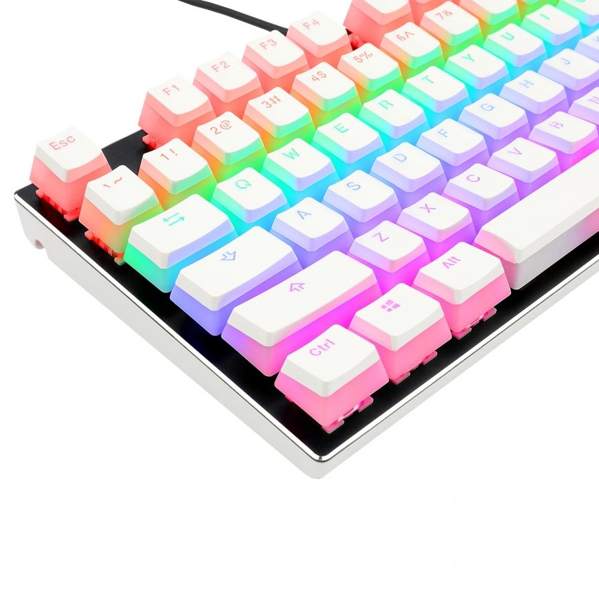 REDRAGON A130 PBT Doubleshot White – 2
