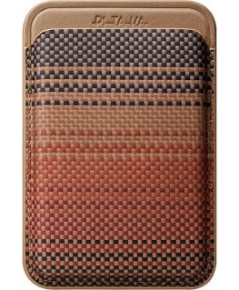 Магнитный кошелек PITAKA Woven Wallet MagSafe для телефона закат