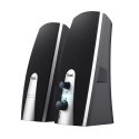 Trust 24660 speaker set 5 W PC/Laptop Black, Metallic 2.0 channels Trust 24660 speaker set 5 W PC/Laptop Black, Metallic 2.0 channels