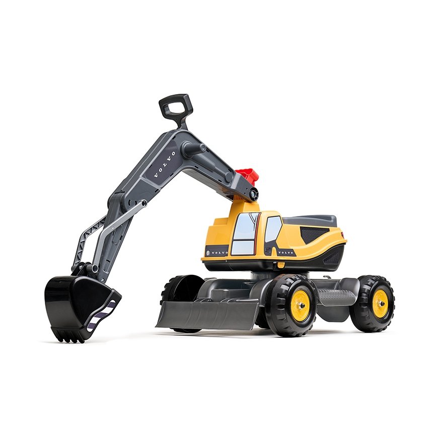 Falk Claas Volvo Bagger mit Klappsitz Ride-on car