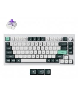 Keychron Q1 HE klaviatūra Universalus USB + RF Wireless + Bluetooth Balta