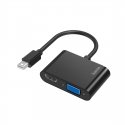 Hama 00200330 видео кабель адаптер Mini DisplayPort HDMI + VGA (D-Sub) Черный Hama 00200330 видео кабель адаптер Mini DisplayPort HDMI + VGA (D-Sub) Черный