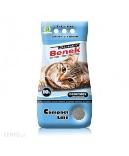 CERTECH Super Benek Compact Naturalny - żwirek dla kota zbrylający 10l