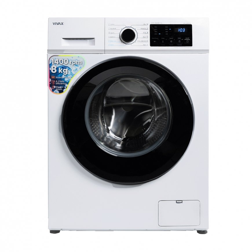 Vivax WFL-140812CI pesumasin Eest täidetav 8 kg 1400 RPM Valge
