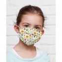 Mocco Pineapple Child Cotton Face Mask Multiple Use 15x25 cm Mocco Pineapple Child Cotton Face Mask Multiple Use 15x25 cm