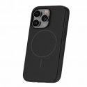 Apple iPhone 16 Pro Max mīksta pieskāriena silikona vāciņš ar magnētisko melno Apple iPhone 16 Pro Max mīksta pieskāriena silikona vāciņš ar magnētisko melno