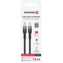 Swissten TB3 & TB4 / USB 4.0 / 8K@60Hz / 40 Gb/s / 240W USB-C Tietoja ja Video Kaapeli 1.5m Swissten TB3 & TB4 / USB 4.0 / 8K@60Hz / 40 Gb/s / 240W USB-C Tietoja ja Video Kaapeli 1.5m