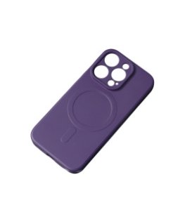 Apple iPhone 14 Pro Max Premium Magsafe Soft Touch Silikona Vāciņš Jauna Funkcija Violeta
