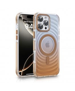 Apple iPhone 15 Pro EchoWave Прозрачный MagSafe Золотой