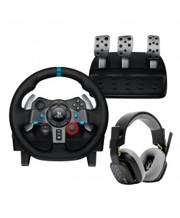 Logitech G29 Driving Force USB PS5, PS4, PS3 ir PC + Astro A10