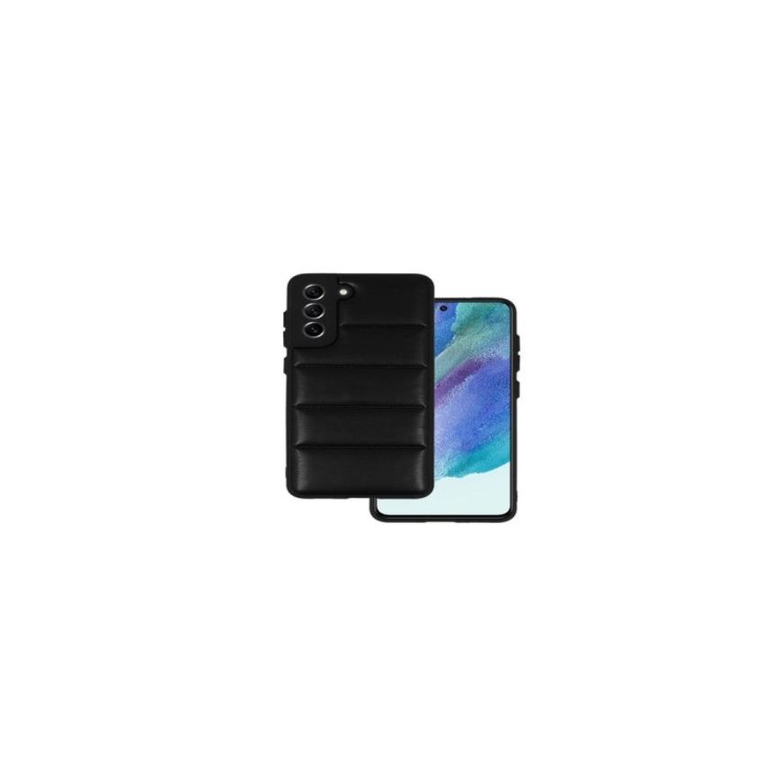 Samsung GALAXY S21 FE LEATHER 3D CASE Black