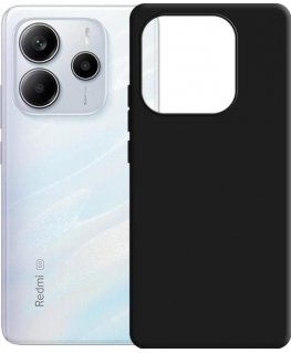 3mk silikoonkaitse Xiaomi Redmi Note 14 5G jaoks - must