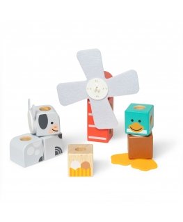 Melissa & Doug MDT BBN Blockables Farm Friends GML