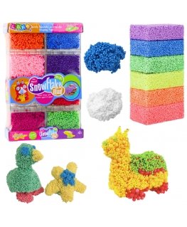 Lean Toys Colored Soft Foam Pellets, 8 Colors