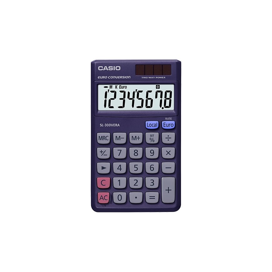 Casio SL-300VERA laskin Tasku Näyttölaskin Violetti