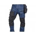 Neo Tools Denim Work Pants, with Cordura reinforcements, removable pockets, dark blue, size L Neo Tools Denim Work Pants, with Cordura reinforcements, removable pockets, dark blue, size L