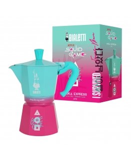 Bialetti 0005393 manuaalne kohvimasin Mokakohvi kann Sinine, Roosa