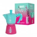 Bialetti 0005393 ручная кофеварка Кофеварка мокка Синий, Розовый
