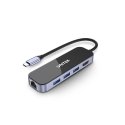 UNITEK uHUB H6 Juhtmega ühendatud USB 3.2 Gen 1 (3.1 Gen 1) Type-C Must, Hall UNITEK uHUB H6 Juhtmega ühendatud USB 3.2 Gen 1 (3.1 Gen 1) Type-C Must, Hall