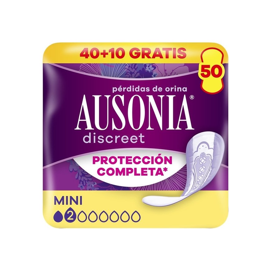 AUSONIA DISCREET mini kusekontroll padjad 50 tk – 2