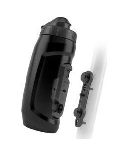 Бутылка с держателем Fidlock Twist 750 мл черная/черный логотип