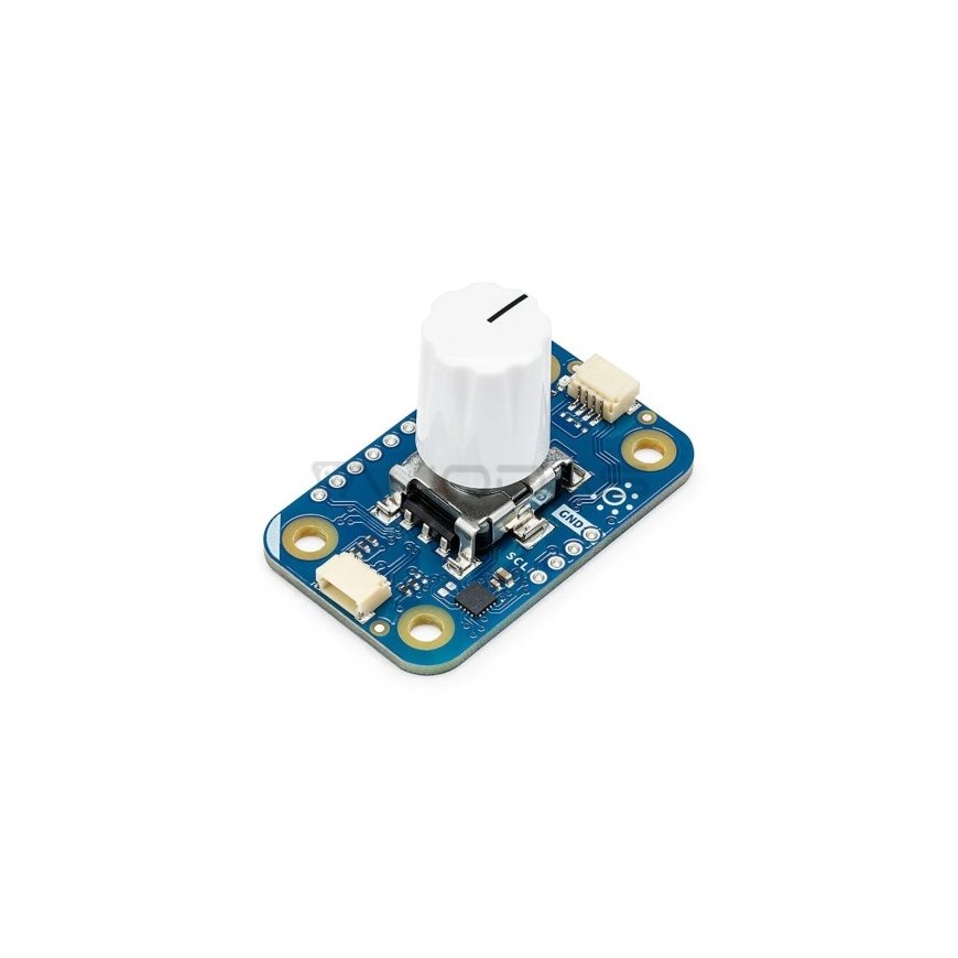 Arduino Modulino rankenėlė - modulis su rotaciniu kodavimo įrenginiu ir mygtuku - Qwiic - ABX00107