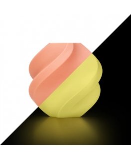 Bambu Lab PLA Glow -muovi 1,75 mm 1 kg – varustettu monikäyttöisellä kelalla – Glow Oranssi
