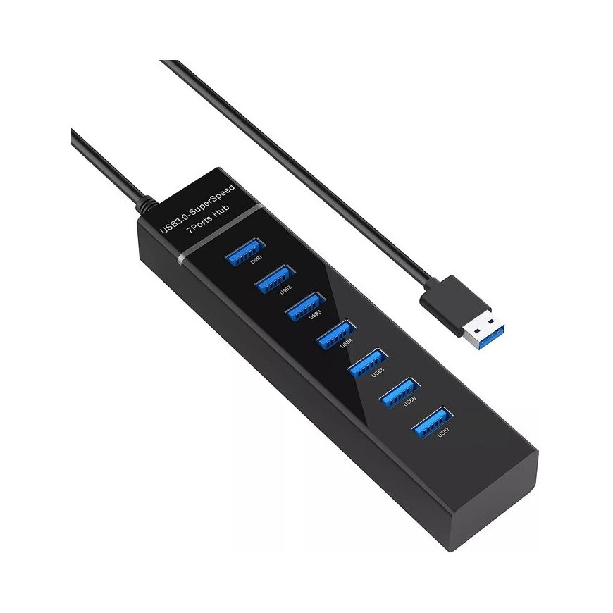 Riff HUB307 Superspeed USB 3.0 adapteris ar 7 USB 3.0 portiem