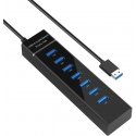 Riff HUB307 Superspeed USB 3.0 adapteris ar 7 USB 3.0 portiem