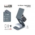 WG - Bezvadu lādētājs WG39, 3in1, 15W+5W+3W, zāģis WG - Bezvadu lādētājs WG39, 3in1, 15W+5W+3W, zāģis