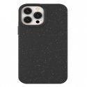 Juodas silikoninis degradabilus dėklas Apple iPhone 14 Pro