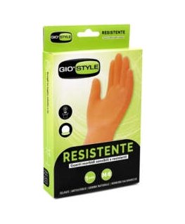 Multifunctional and durable natural latex gloves orange M|8 size
