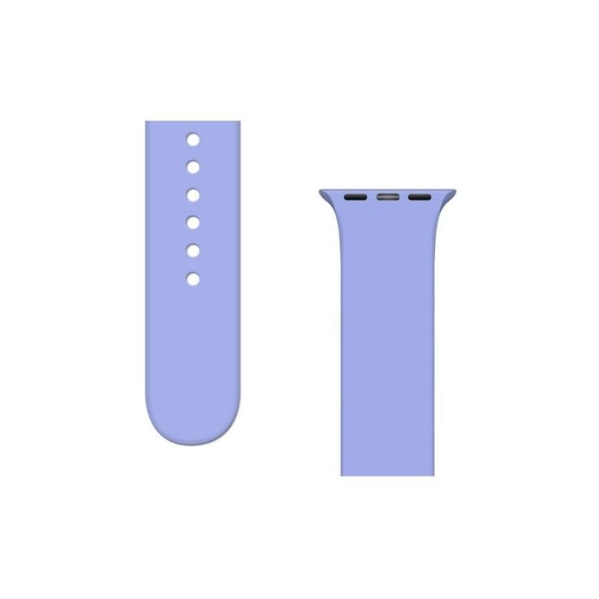 Strap APS silikono laikrodžio dirželis Ultra / 8/7/6/5/4/3/2 / SE (45/44 / 42mm) laikrodžio dirželis violetinis