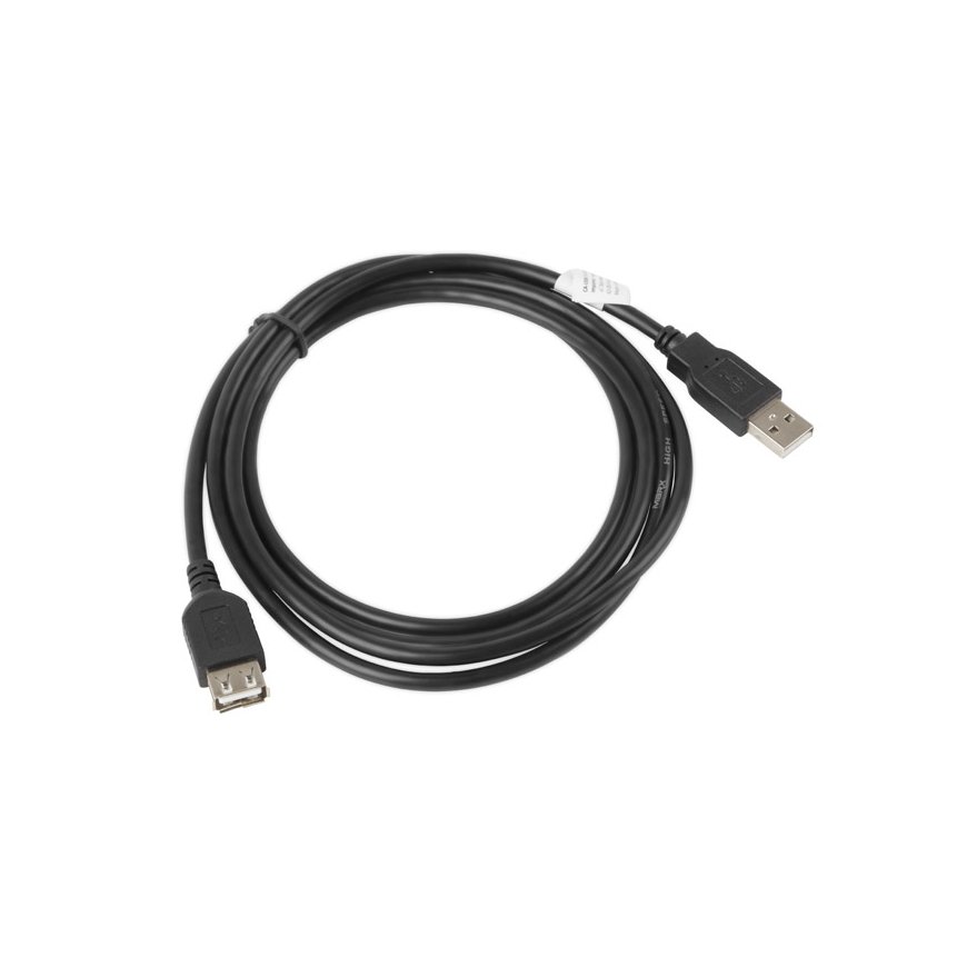 Lanberg CA-USBE-10CC-0018-BK USB kabelis USB 2