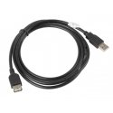 Lanberg CA-USBE-10CC-0018-BK USB-kaapeli USB 2.0 1,8 m USB A musta Lanberg CA-USBE-10CC-0018-BK USB-kaapeli USB 2.0 1,8 m USB A musta