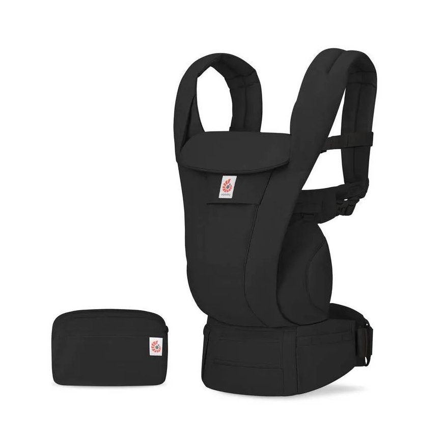 Ergobaby Omni Deluxe kokvilnas kantoreppu, Onyx
