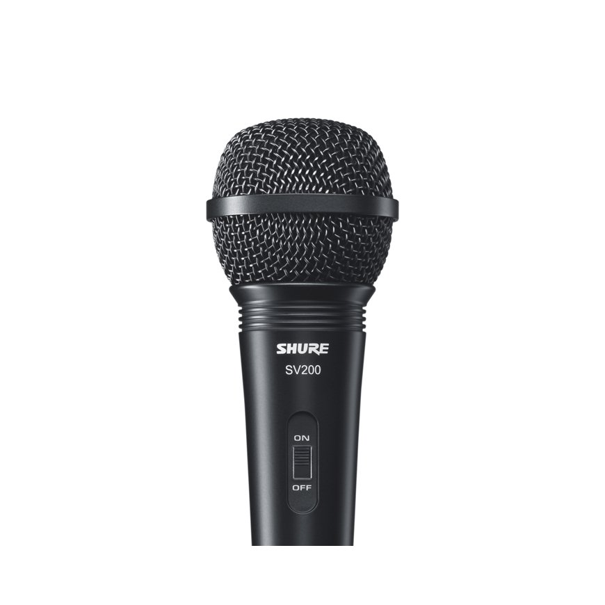 Shure SV200 mikrofons Melns Karaoke mikrofons