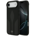 Mercedes ādas vāciņš The Move MagSafe iPhone 17 Air melns Mercedes ādas vāciņš The Move MagSafe iPhone 17 Air melns