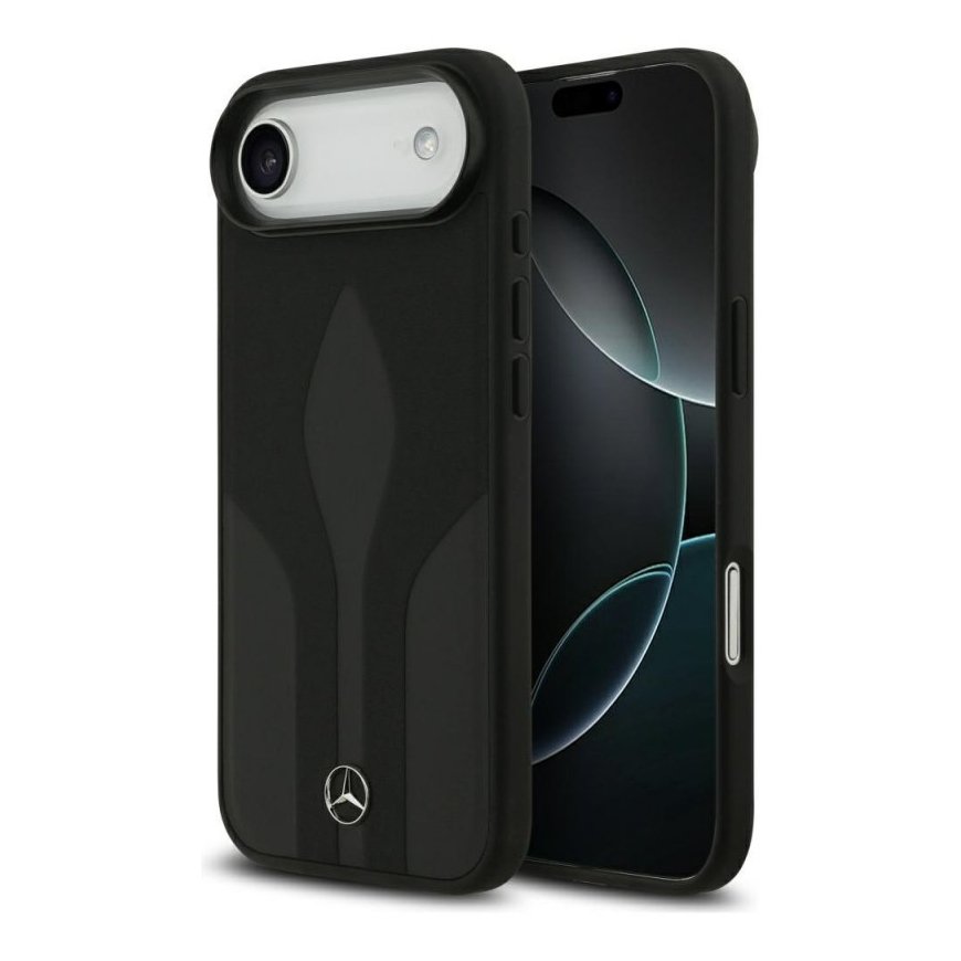 Mercedes Leather Case The Move MagSafe for iPhone 17 Air black – 2