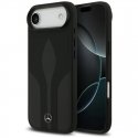 Mercedes ādas vāciņš The Move MagSafe iPhone 17 Air melns Mercedes ādas vāciņš The Move MagSafe iPhone 17 Air melns