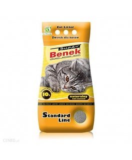 CERTECH Super Benek Standard Naturalny - żwirek dla kota zbrylający 10l