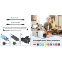 Puluz Bevielis skaitmeniskais divkāršais mikrofons, pievienojams, OTG USB Type-C, Lightning