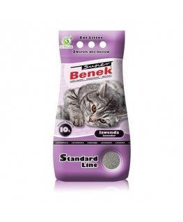 CERTECH Super Benek Standard Lawenda - żwirek dla kota zbrylający 5l