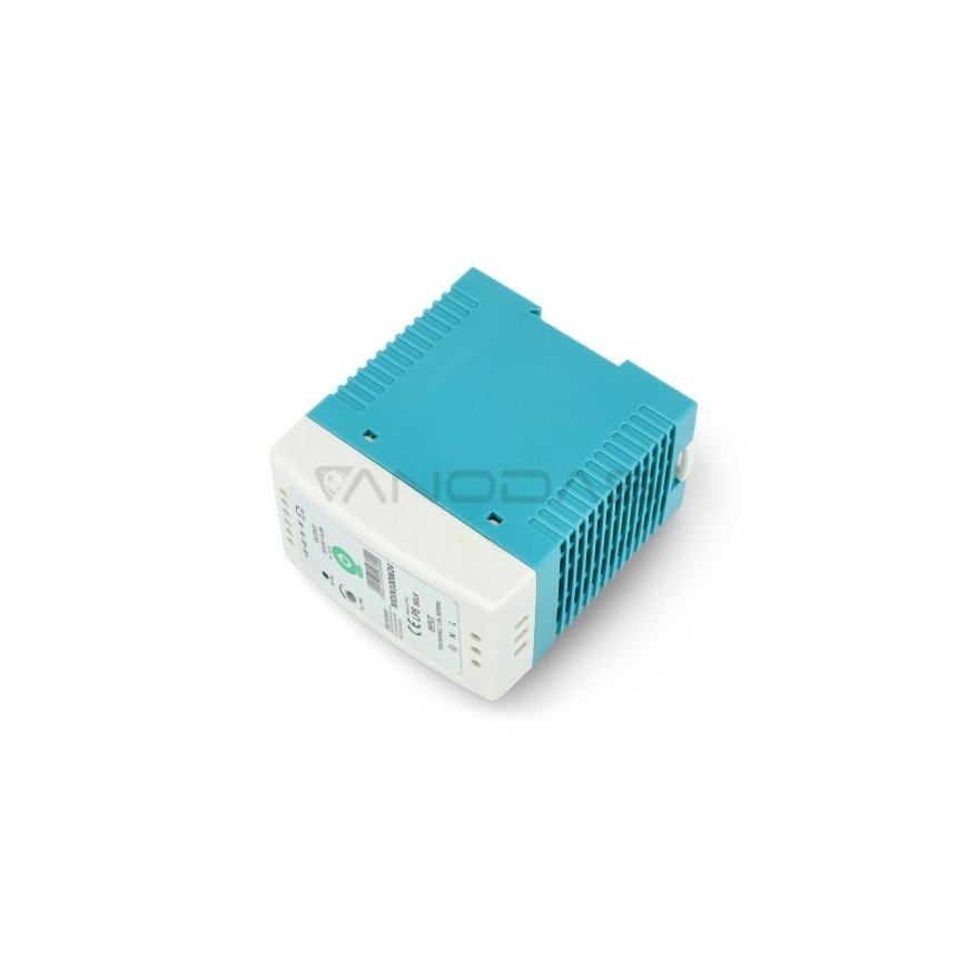 Oem baro avots MDIN100W24, paredzēts DIN sliedei - 24V/4A/100W